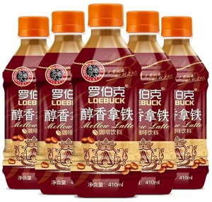 410ml罗伯克拿铁咖啡饮料[15瓶]有奖