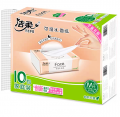 10包洁柔无香抽纸纸巾中码